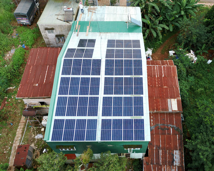 Hoàn thành lắp điện mặt trời áp mái 20 kWp cho anh Lĩnh tại tỉnh Đắk Nông 4
