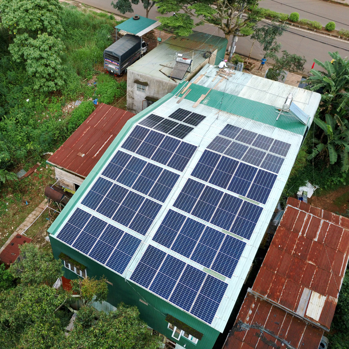 Hoàn thành lắp điện mặt trời áp mái 20 kWp cho anh Lĩnh tại tỉnh Đắk Nông 7