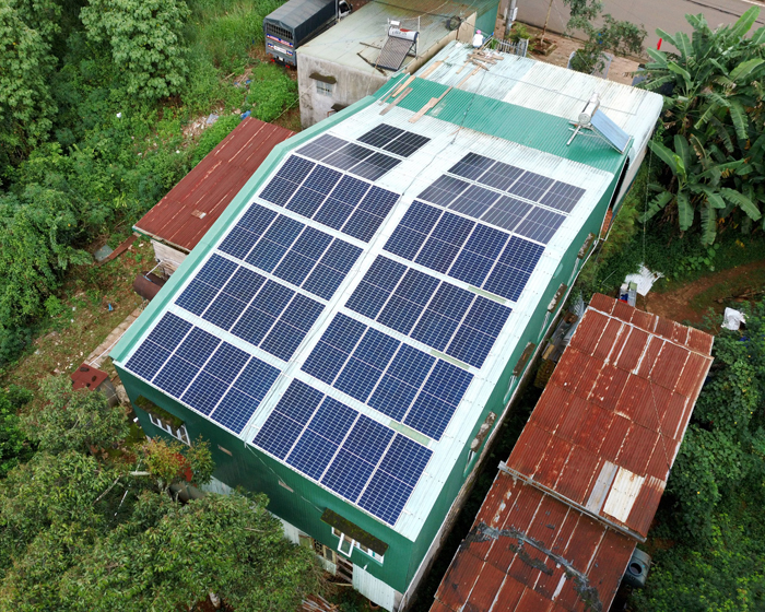 Hoàn thành lắp điện mặt trời áp mái 20 kWp cho anh Lĩnh tại tỉnh Đắk Nông 8