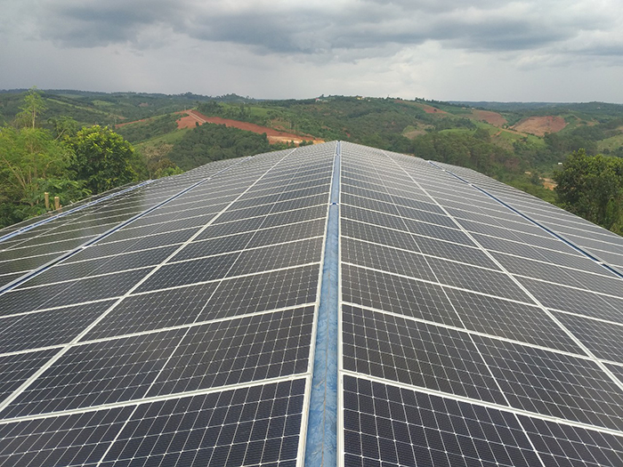 Hoàn thành hệ thống năng lượng mặt trời hòa lưới áp mái 90kWp tại Đắk Nông 1
