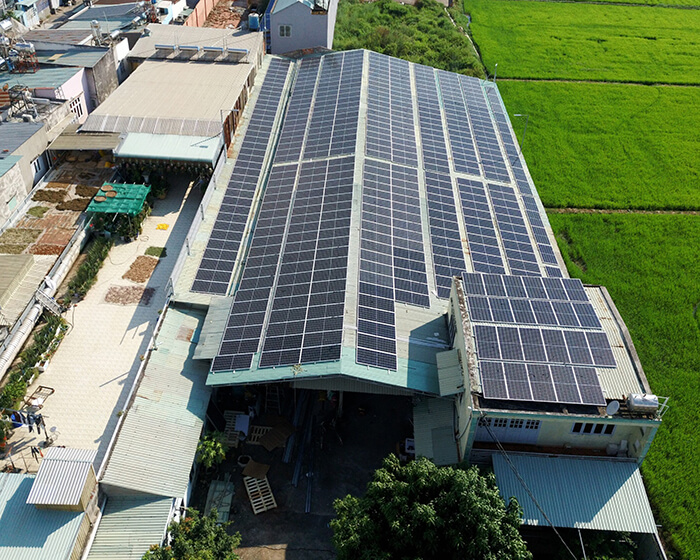 Nhận thấy lợi ích rõ ràng, chủ nhà quyết định tiếp tục lắp điện mặt trời 0.17 MW 3