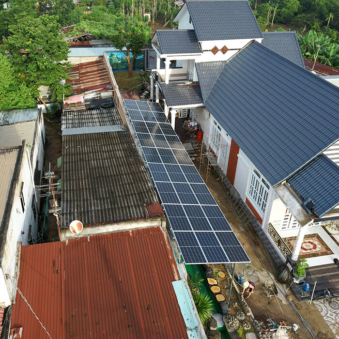 Lắp đặt hoàn tất hệ thống năng lượng mặt trời hòa lưới 11kWp tại BR-VT 10