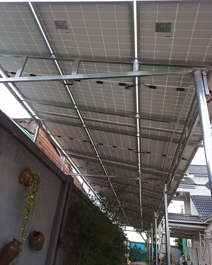 Lắp đặt hoàn tất hệ thống năng lượng mặt trời hòa lưới 11kWp tại BR-VT 5