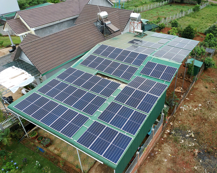 Lắp điện mặt trời áp mái: Hệ thống công suất 30kW tại Đắk Nông 2