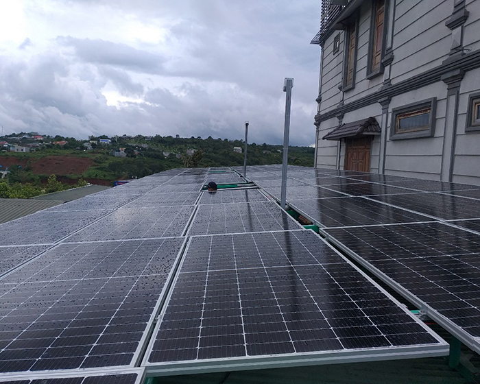 Hoàn thành hệ thống điện năng lượng mặt trời hòa lưới 40kWp tại Đắk Nông 2